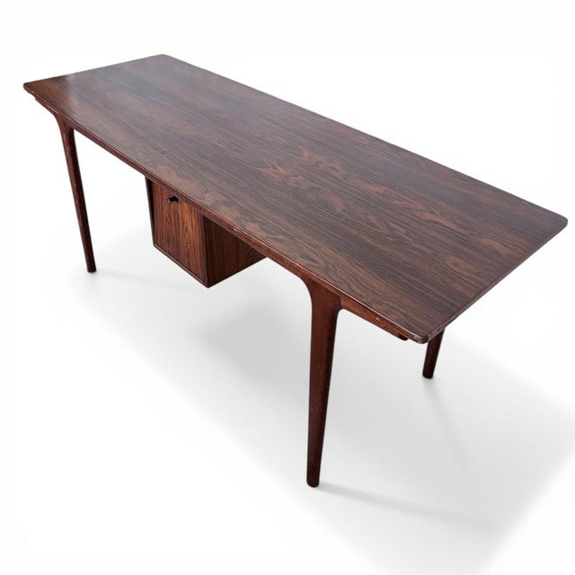 Wood Mid-Century Danish Rosewood Coffee Table from Omann Jun, 1960s For Sale - Image 7 of 9