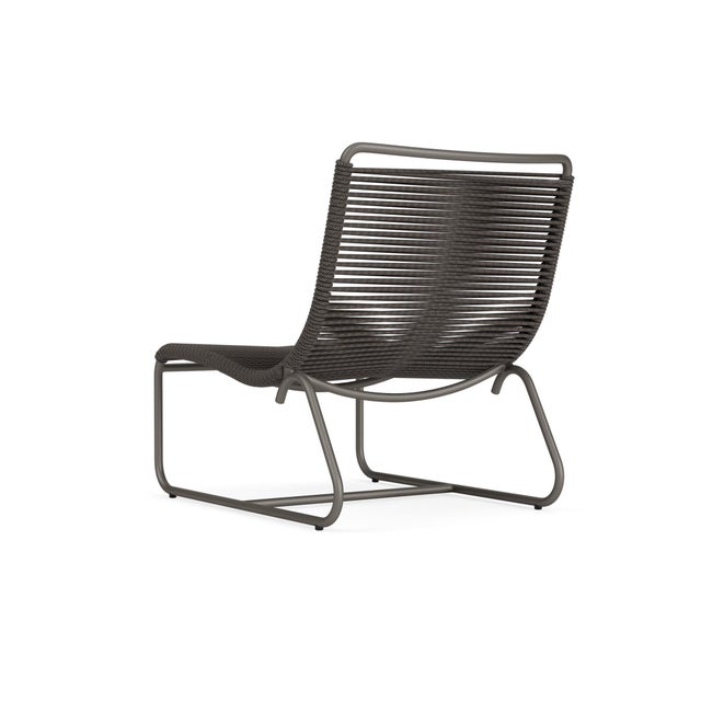Not Yet Made - Made To Order Brown Jordan Walter Lamb Aluminum Lounge Chair, Mica frame with Coal fabric For Sale - Image 5 of 12