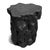 Contemporary Natural Form Black Organic Modern Stump Stool / Side Table For Sale - Image 3 of 5