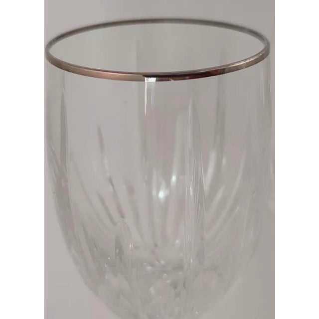 Set of 10 Vintage Mikasa Artic Platinum Wine glasses. Wine tastes better in gorgeous stemware! One of their most beautiful...
