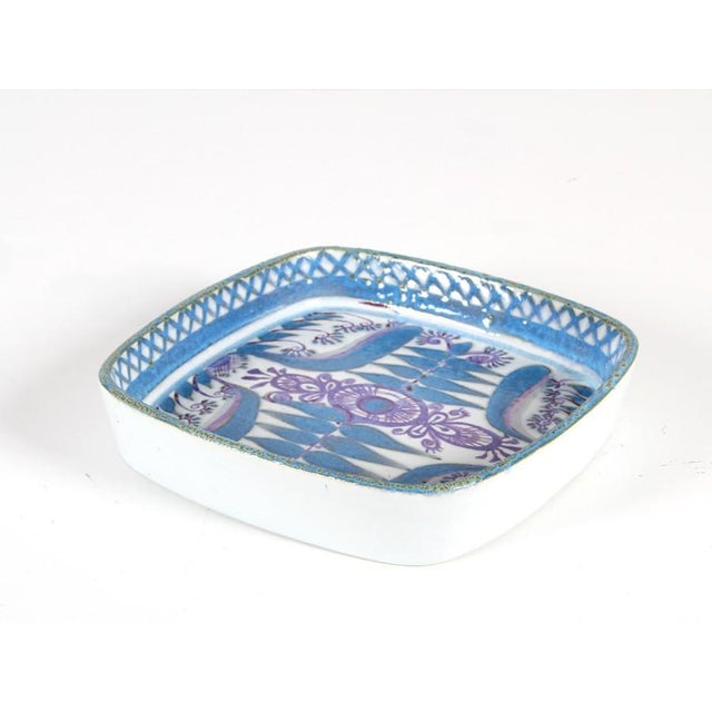 Square Stoneware Tenera Dish by Marianne Johnson for Royal Copenhagen For Sale - Image 3 of 5