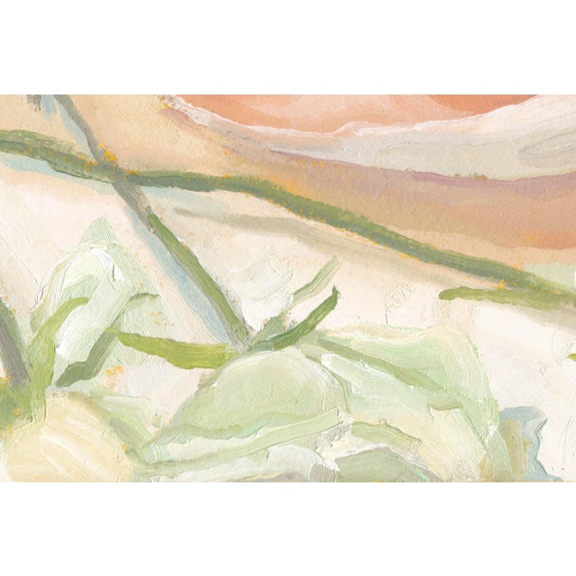 Shell With White Roses Framed Original Painting by Michelle Farro For Sale In Philadelphia - Image 6 of 8