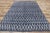 Textile Navy Blue Moroccan Area Rug - 06'02 X 09'06 For Sale - Image 7 of 9