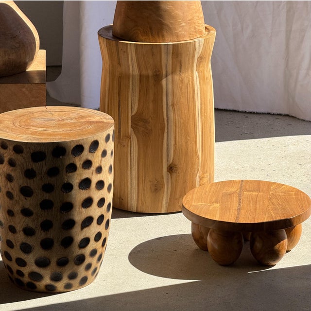 Side Table in Suar Wood For Sale - Image 10 of 18