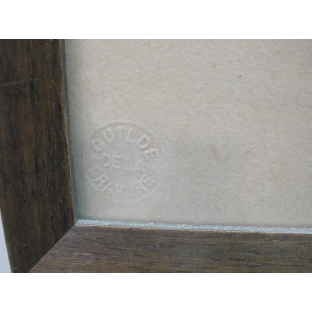 Figurative French Maurice Savin Signed Framed Color Limited Edition Lithograph the Siesta For Sale - Image 3 of 9