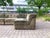 Mid-Century Modern Vintage Green Suede Modular Sofa, 1970s, Set of 5 For Sale - Image 3 of 18