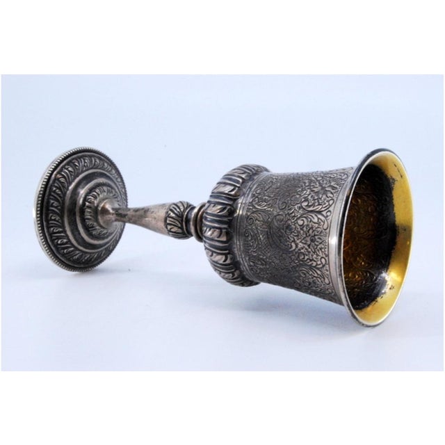 Silver Chalice with Reliefs For Sale - Image 4 of 11