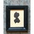 Victorian Vintage Silhouette Portrait in Black Frame For Sale - Image 3 of 12