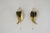 Mid-Century Leaf Shaped Brass Sconces, Italy, 1950s, Set of 2 For Sale - Image 5 of 5