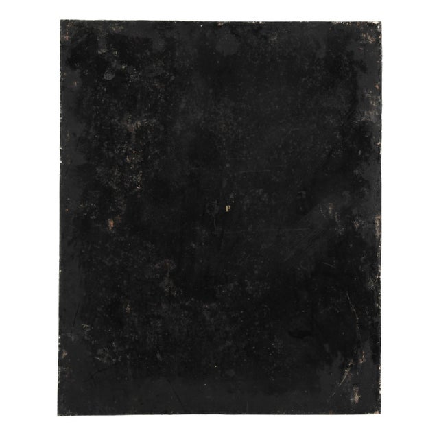 Mid 20th Century Antique Oil on Metal Gerrit Dou-Style "The Violin Player" For Sale - Image 5 of 10