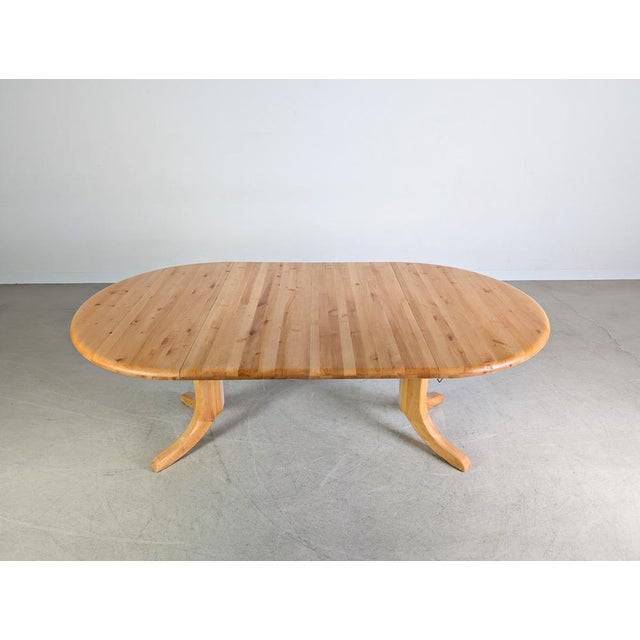 Mid-Century Extendable Dining Table in Pine by Rainer Daumiller For Sale - Image 6 of 12