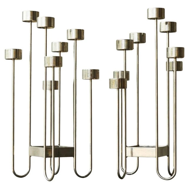 Large Candleholders by Tommy Larsen, Denmark, 1990s, Set of 2 For Sale - Image 9 of 9