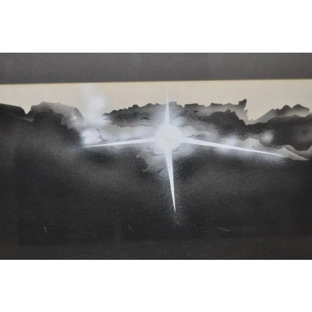 Paint D. Rock Vintage Modern Noir Airbrush Painting Urban Art For Sale - Image 7 of 9