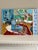 An original painting of an interior painted on stretched canvas. This large format piece is sold unframed, and hanging...