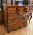 Gorgeous walnut secretaire with pull out writing slope with tooled leather top Also lots of small drawers around the...