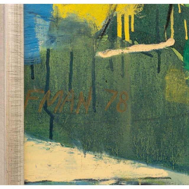 1970s Ellen Hoffman Untitled Oil on Canvas, 1978 For Sale - Image 5 of 6