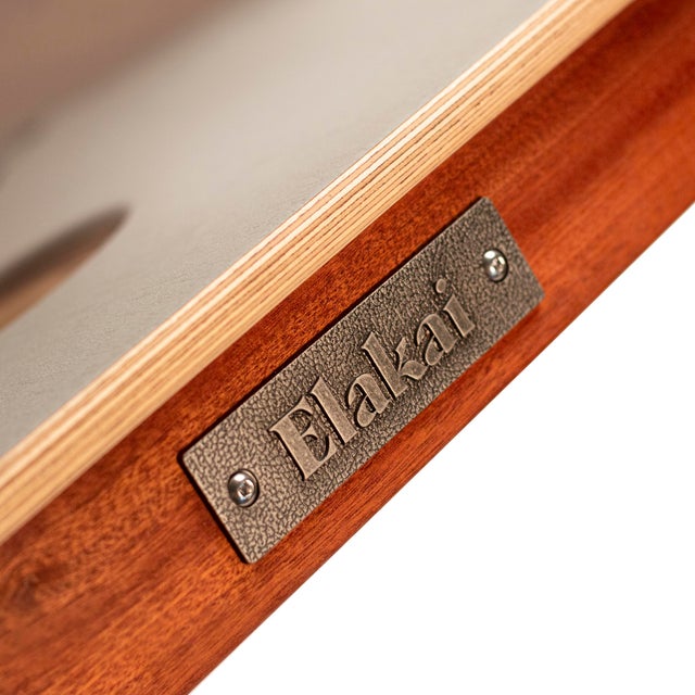 Gidget Surf Mahogany Pathfinder Cornhole Boards For Sale - Image 6 of 11