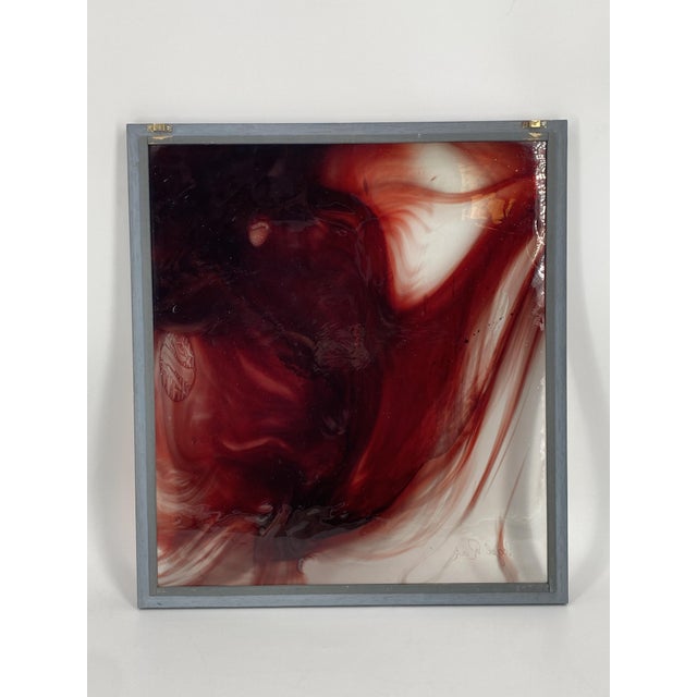 Renate Groß, Vogel Rock, 1985, Painting on Glass For Sale - Image 11 of 15