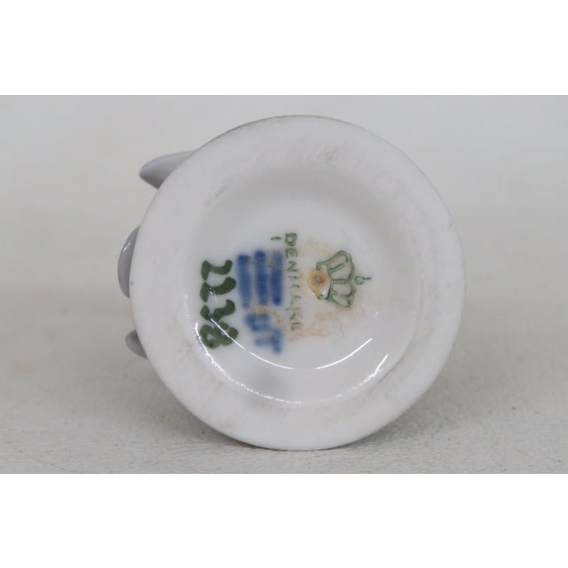 Blue Royal Copenhagen Denmark Porcelain Robin Bird No 2238 Miniature Figurine 4512b For Sale - Image 8 of 12