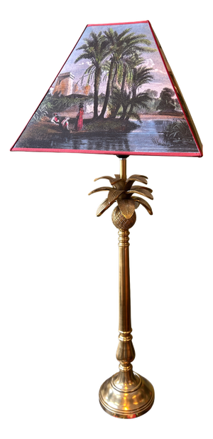 Palma Lamp with Exotique Carré Lampshade by Tiller