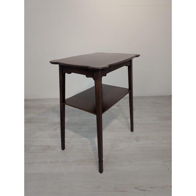 Antique Side Table in Mahogany For Sale - Image 3 of 12