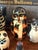 Late 20th Century Hand-Painted Folk Art Cat and Mouse Nesting Dolls - Set of 5 For Sale - Image 5 of 11