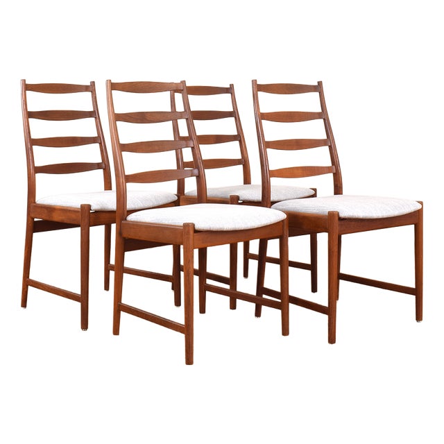 Mid-Century Modern Danish Teak Dining Chairs by Torbjörn Afdal for Vamo, 1960s, Set of 4 For Sale