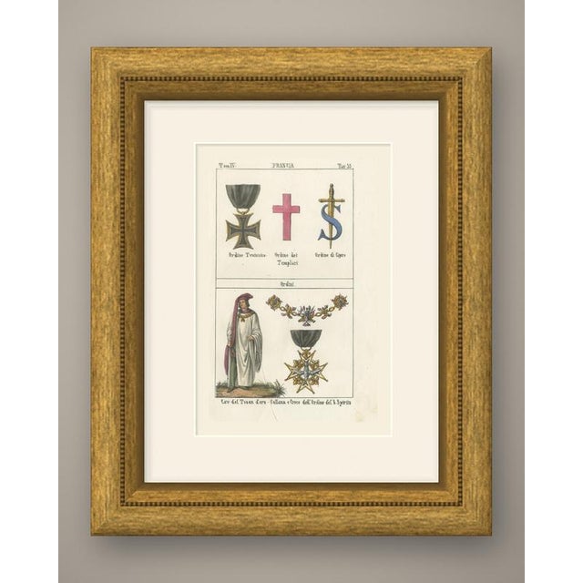 This original antique lithograph, hand colored, comes from the galleria universale di tutti i popoli del mondo (venice,...