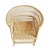 2020s Raw Wicker Horseshoe Chair For Sale - Image 5 of 9