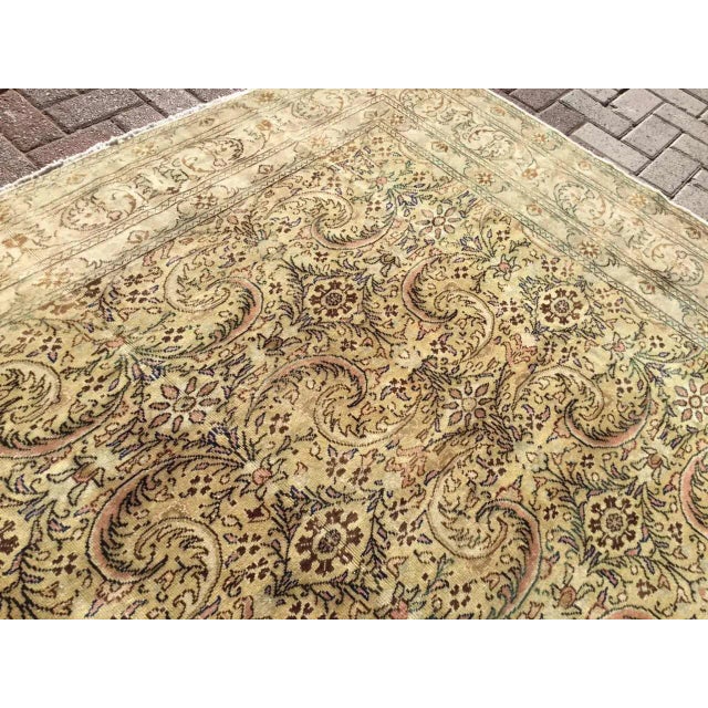 1930's Handmade Oushak Rug - 95" X 142" For Sale In Raleigh - Image 6 of 13