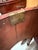 Wood 1900 - 1909 Regency/Federal Figured Mahogany Sideboard With Bowed Ends, Turned Legs, and the Distinctive Arched Center Panel. For Sale - Image 7 of 12