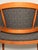 Wood 1990s Gunlocke Sculptural Wood Accent/Desk Chair With Curved Back For Sale - Image 7 of 8