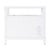 Highbury 28 in. W Rectangular Wood 2 Drawer Nightstand with Open Shelf, Smooth White For Sale In Chicago - Image 6 of 8