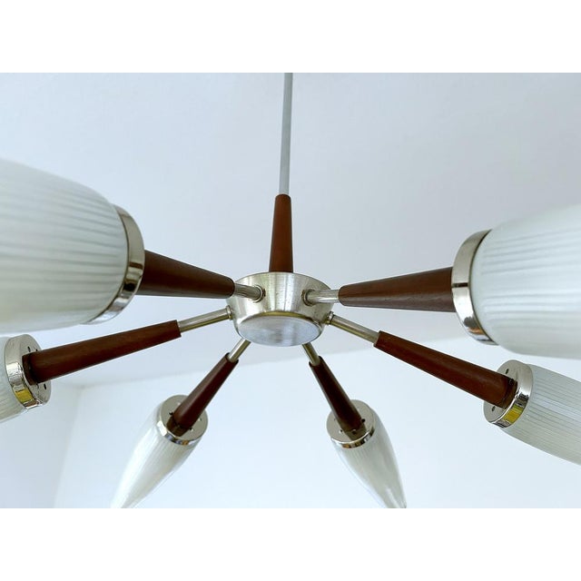 Large Vintage Sputnik Chandelier, 1960s For Sale - Image 11 of 18