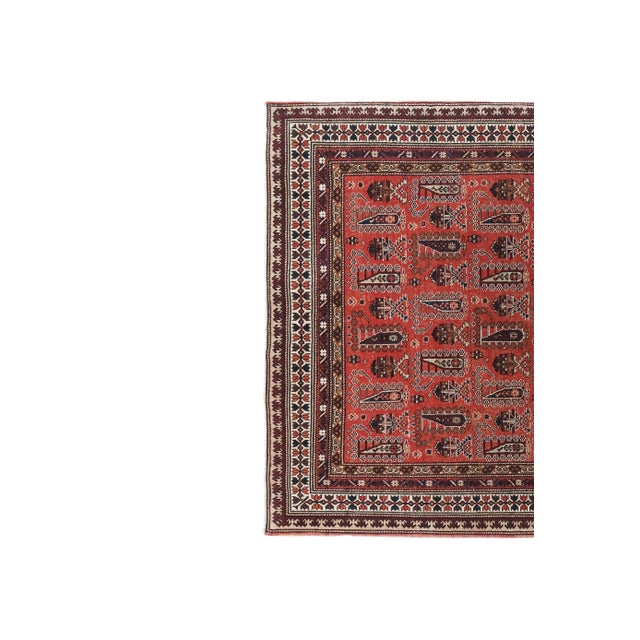1960s Vintage Caucasian Derbent Rug 4'7'' X 6'9'' For Sale - Image 4 of 13