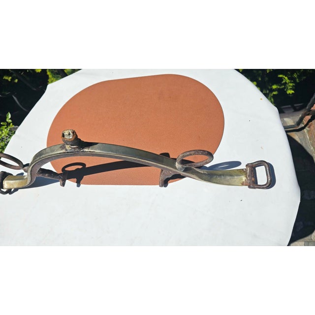Pre-War Brass Horse Collar For Sale - Image 6 of 7