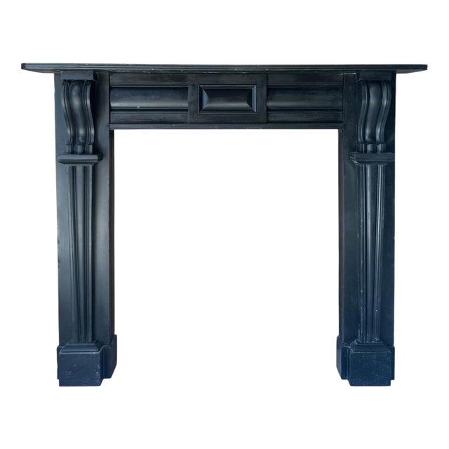 Antique Early 19th Century Irish Georgian Fireplace Mantel in Kilkenny Marble, 1820 For Sale