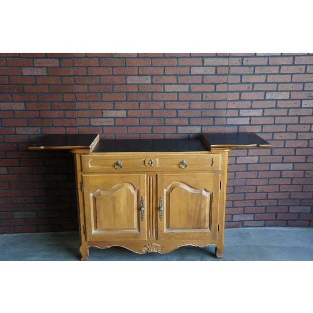 2000 - 2009 Vintage Ethan Allen Country French Server For Sale - Image 5 of 7