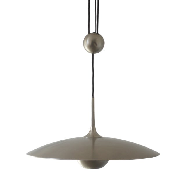 Silver Pendant Lamp by Florian Schulz For Sale