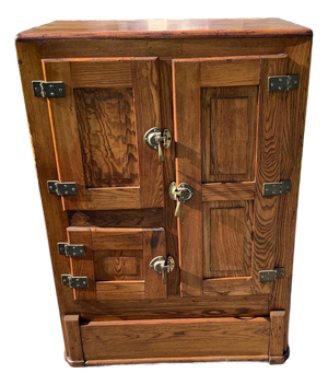 1930's Oak Icebox