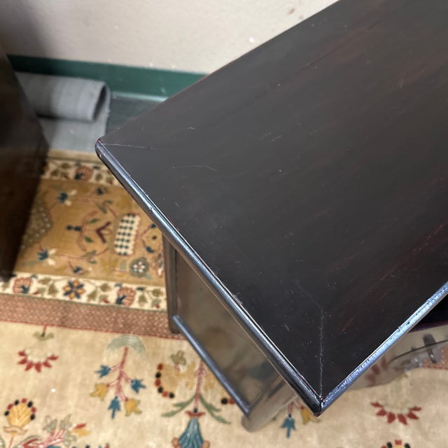 Chinese Lacquered Nightstand For Sale - Image 11 of 12