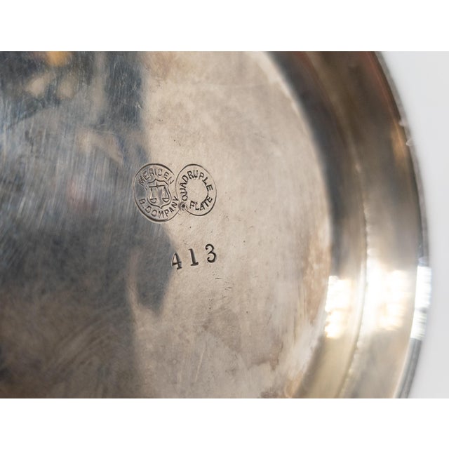 19th Century American Meriden Silverplate Pitcher Presented to Captain James Seaman For Sale - Image 14 of 14