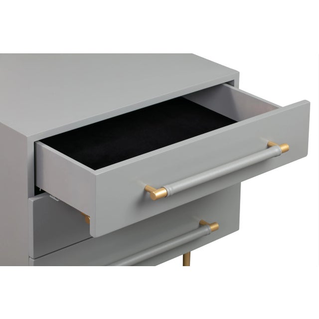 Trident Grey Nightstand For Sale In Los Angeles - Image 6 of 10