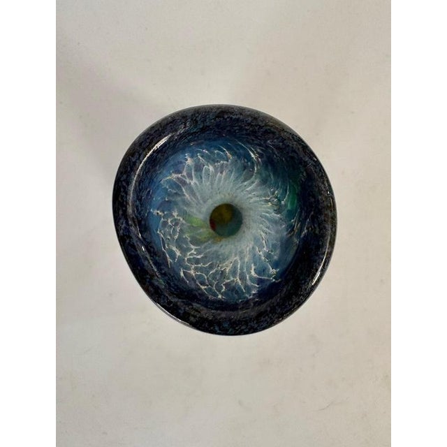 Italian Blown Glass Vase with a Slender Silhouette, 1950s For Sale - Image 11 of 12