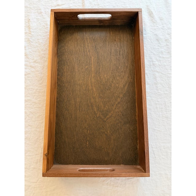 1990s Handmade Black Walnut Blanket Chest For Sale - Image 13 of 13