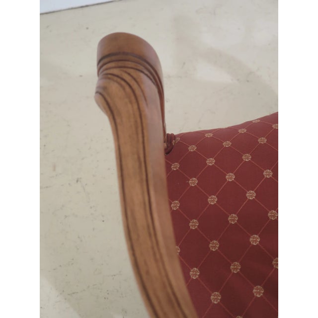 2000 - 2009 Federal Style Web Back Open Armchair For Sale - Image 5 of 10