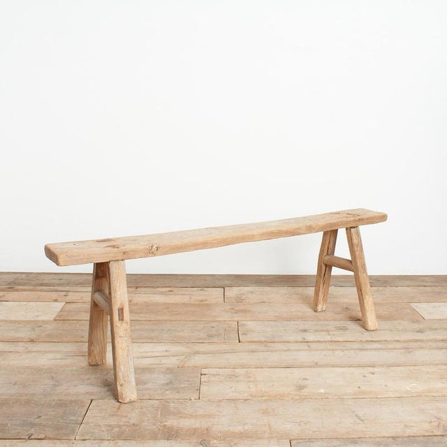 antique reclaimed rustic wooden hallway pig bench -cx a beautiful reclaimed wooden elm bench. A solid bench, lovely...