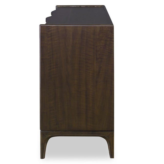Newl Scallop Top Console Cabinet For Sale - Image 4 of 6