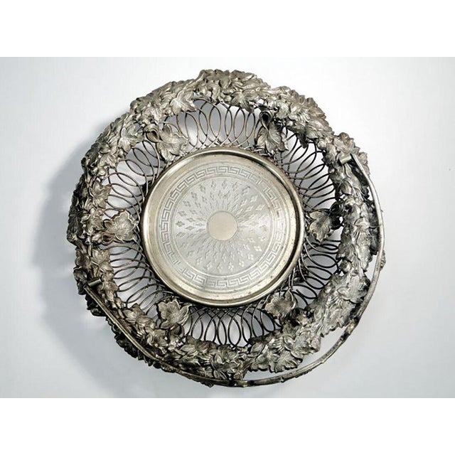 Art Nouveau Fruit Basket from Norblin, Poland, 1900s For Sale - Image 13 of 18