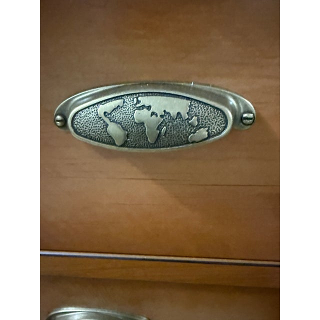 H. Gauthier 1980s Gautier Mappemonde French Chest, 2 Pieces For Sale - Image 4 of 9